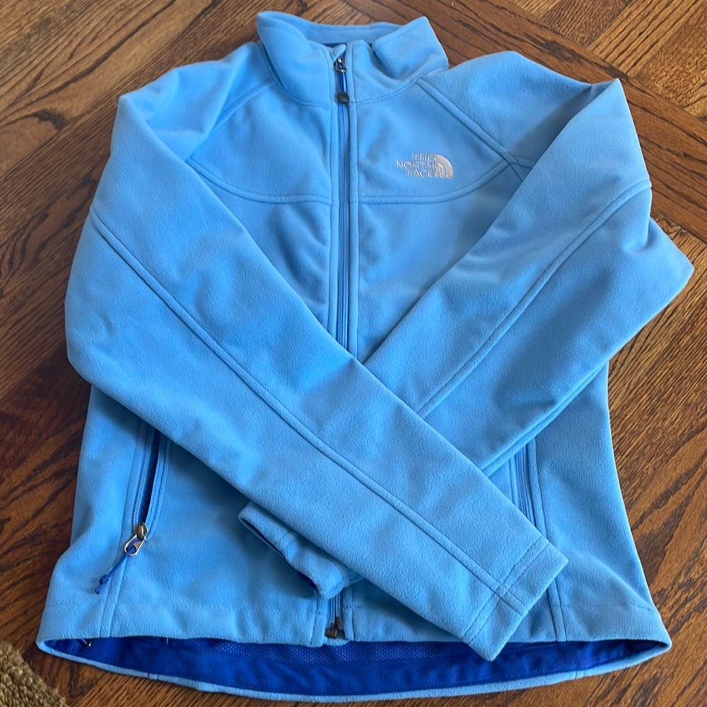 Cozy north face sky blue fleece